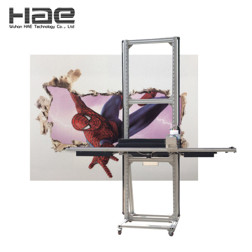 Horizontal Wall Printer With Water Based Ink