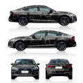 Black Marble Specialized Pattern Customization Wrap Vinyl