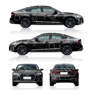 Black Marble Specialized Pattern Customization Wrap Vinyl