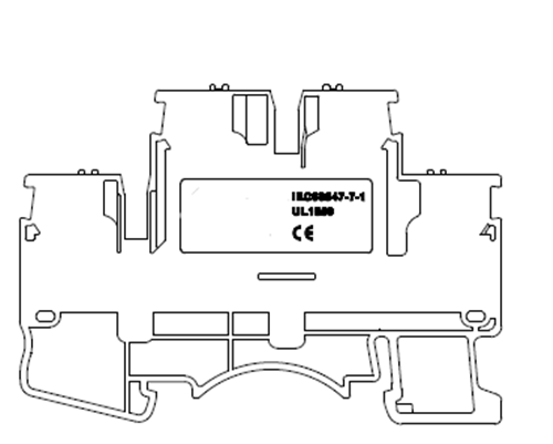 Push-in Dinrail Spring Type