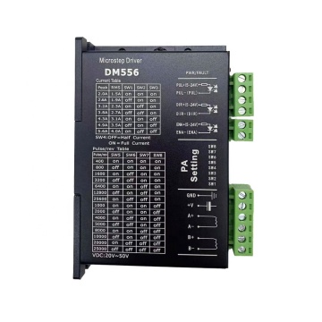 DM556 Οδηγός κινητήρα Stepper - 2A έως 5.6A ρεύμα κορυφής, 128 υποδιαιρέσεις, 25600 βήματα