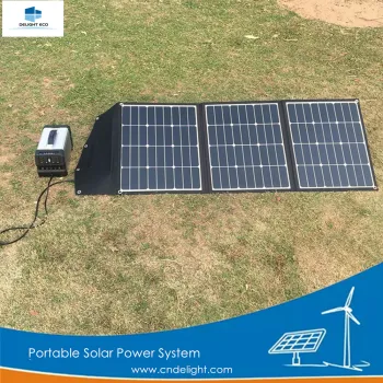 DELIGHT 120W Portable Mobile Solar Energy Generator
