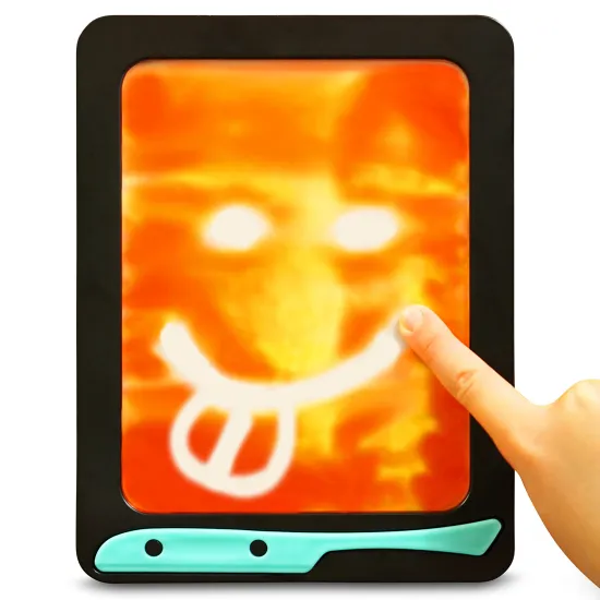 Interactive Doodle and Drawing Pad for Kids: A Multi-functional LCD Writing Tablet with Filled Sensory Beads and Fidget Art Squishies