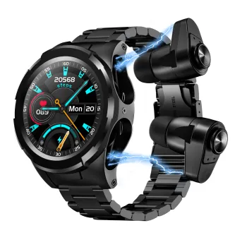 Factory Wholesale: Rechargeable Smart Watch with Earphones 2 In 1