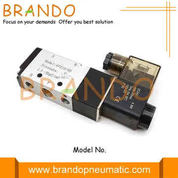 5/2 Way 1/4'' 4V210-08 Pneumatic Control Solenoid Valve