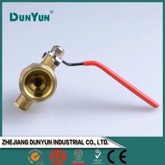 Manufacturer brass ball valve for thermoscope