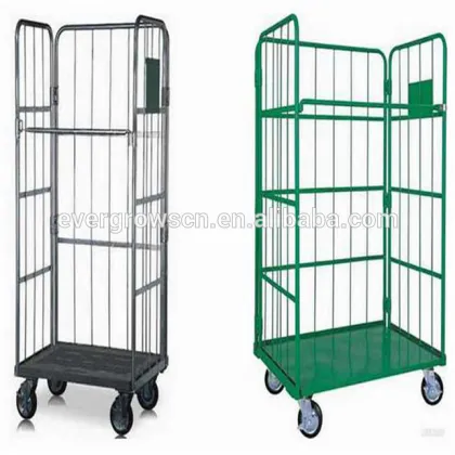 Stainless Roll Cart Special Type Roll Cage Logistic Cart