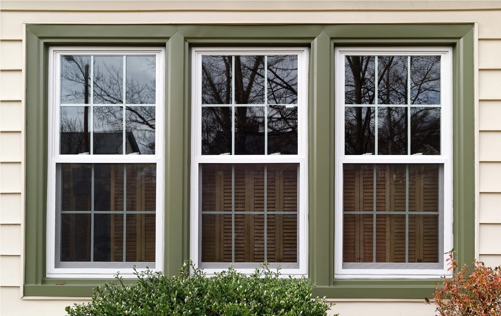 aluminum clad double hung windows