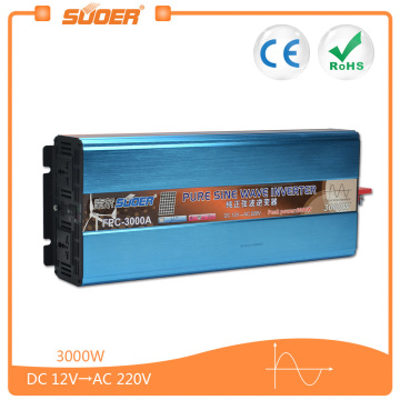 Suoer DC 12V to AC 220V 3000W Pure Sine Wave Inverter (FPC-3000A)