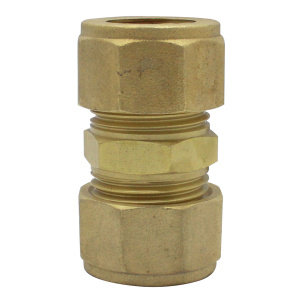 Compression Brass Straight Coupling Socket