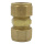 Compression Brass Straight Coupling Socket