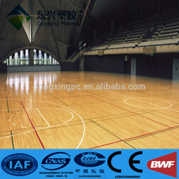 indoor basketball flooring 6.0mm*1.5m*15m/roll