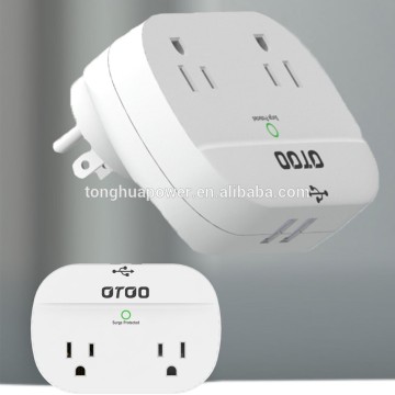 SurgePlus USB Wall Charger Adaptor Surge Protection and dual USB Chargers