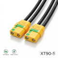 90A XT90-S Anti-Spark Wire Harness Connector 10AWG Pure Copper 200°C Silicone Cable Assembly for FPV Drone RC Car Lipo Battery
