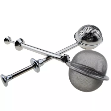 Hot Selling Push-Pull 304 Stainless Steel Tea Ball - Tea Making Accessories & Filter Strainer