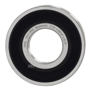 Double Rubber Seal 1607 2RS Deep Groove Ball Bearings 7/16x29/32x5/16 Inch