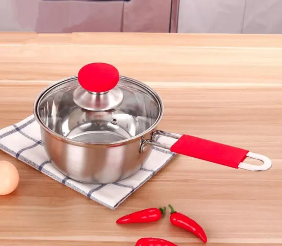 304 Stainless Steel Milk Pot Compound Bottom