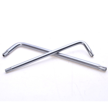 Set of Allen and Torx Hex Wrenches: T10, T15, T20, T25, T27, T30 with L-Type Handle