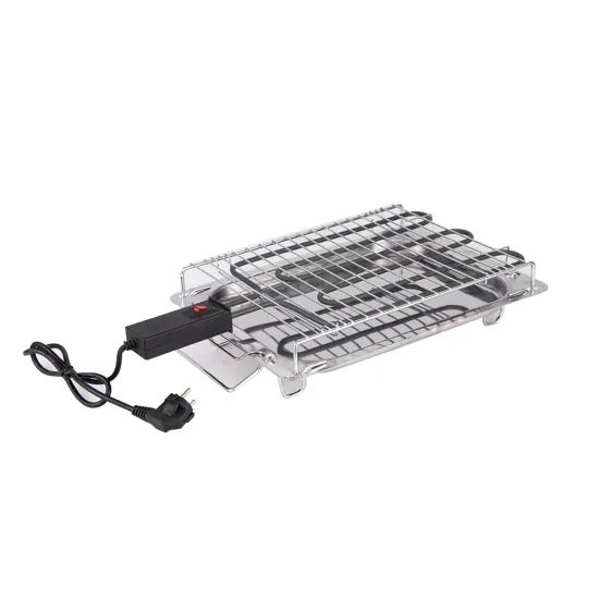 Portable 430 Stainless Steel Indoor BBQ Grill: Smokeless Electric Kebab Table
