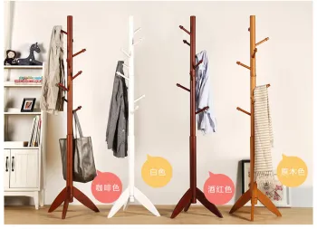 living room furniture stand wooden clothes hanger/coat rack