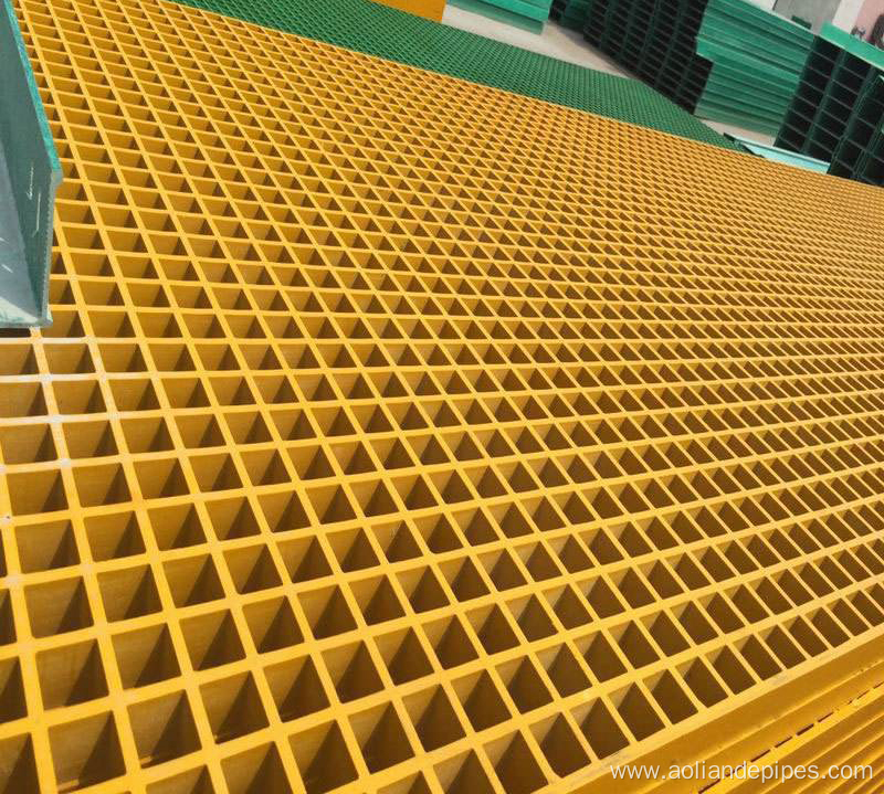 Mini Mesh Fiberglass FRP Grating For Garden Walkway