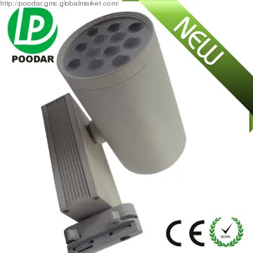Dimmable Efficient  LED tracklight 12*3W