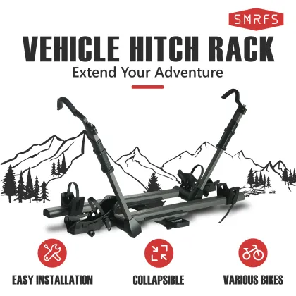 GreenPedal Outdoor Stainless Steel RV Hitch Bike Rack