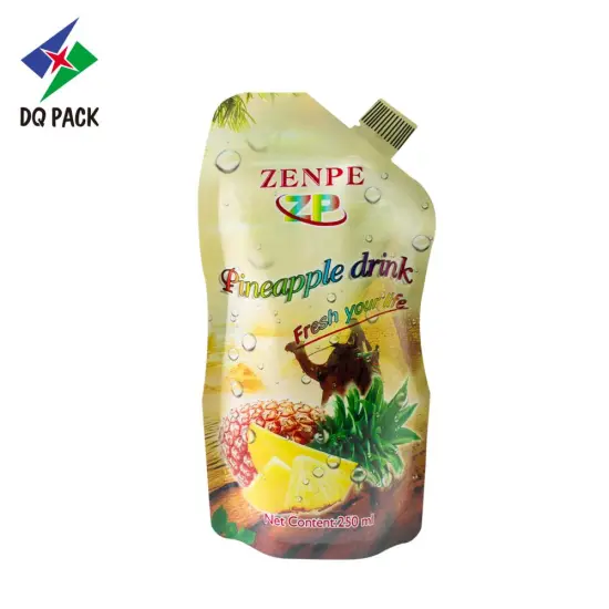 injection juice bags custom shape