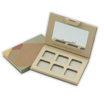 New Packaging Box Custom Paper Closure Eyeshadow Palette