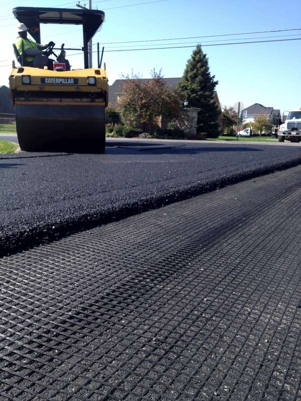 Fiberglass Geogrid For Asphalt Pavement