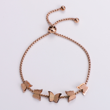Stainless Steel Butterfly Bracelet for Women