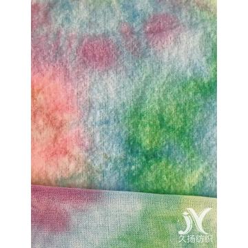 Tie Dye Sweater Knit Fabric with Brush