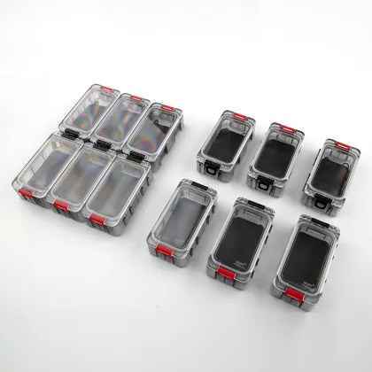  SUPERIORFISHING Luminous Fishing Hook Box with Bait Accessories - 12pcs