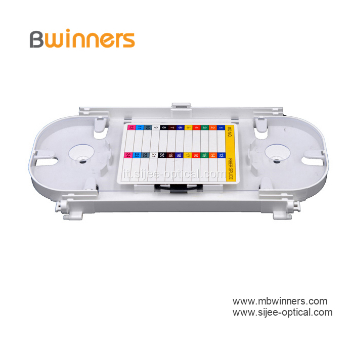 Vassoio di giunzione per scatola a 24 porte in fibra ottica