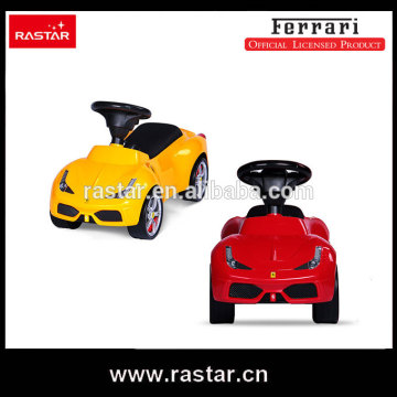 Rastar toys for kids leather car seat baby walker car with speaker
