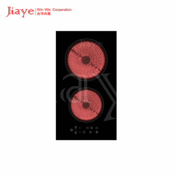 Elegant Trade Black Ceramic 2-5 Burner Induction Cooktop with Infrared Touch Control