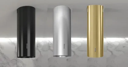 Circular Island Range Hood: Silent Smoke Exhaust Hood for Kitchens