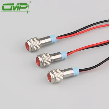 CMP waterproof 6mm led metal indicator pilot 12v 24v 110vac 120vac 220vac