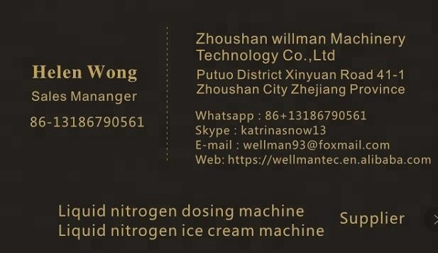 Low speed Liquid Nitrogen doser machine