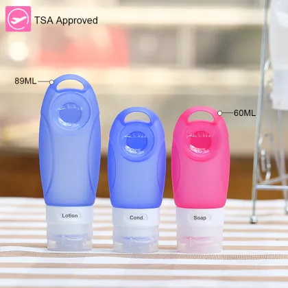 Silicone Squeeze Leak Proof Shampoo Kit Bottle