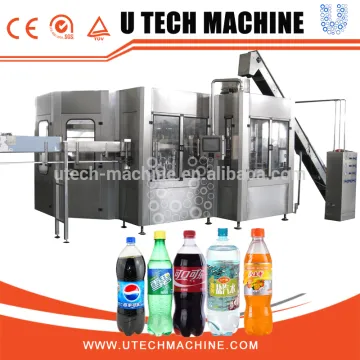Bottling Soft Carbonated Beverage Production Line/Carbonated Beverage Filling Machine