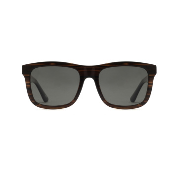 Square Uv400 Men Nylon Polarized Shades Acetate Sunglasses