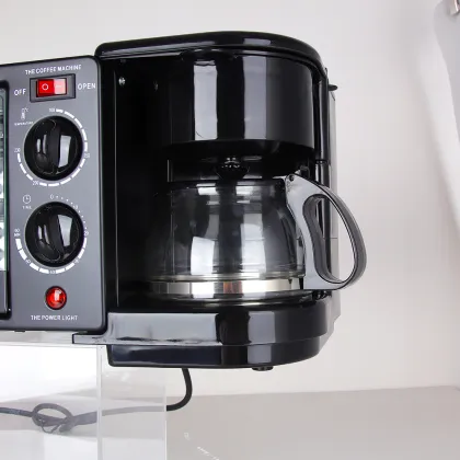 ZCJ-168 factory price TOASTER OVEN arada kahvalti makinesi 3 in 1 breakfast maker machine