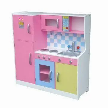 Kitchen toy/toy furniture/education toy/100% handmade green wooden toy, microwave oven, storage box