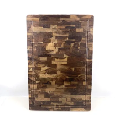 Walnut Olive Acacia Wood Super Thick End Grain Cutting Board