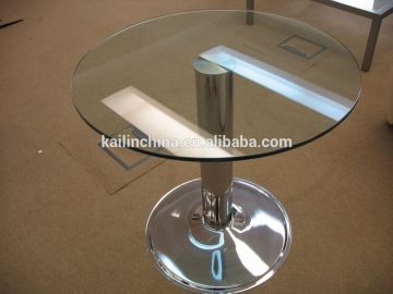 round factory direct price clear tempered glass trade assurance customized square office coffee table