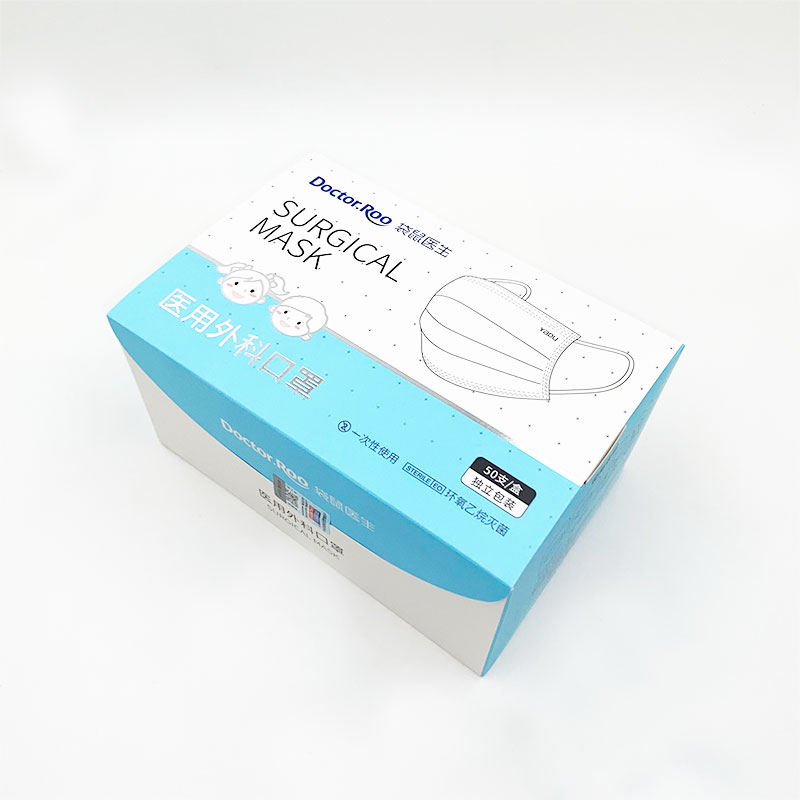 Medical mask packaging box