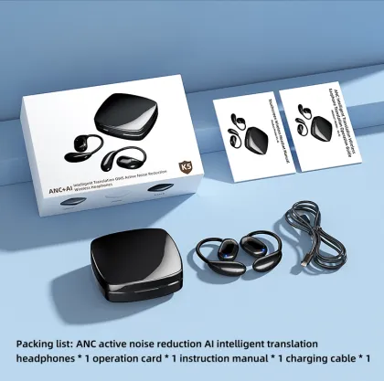 OWS wireless AI intelligent translation earphone