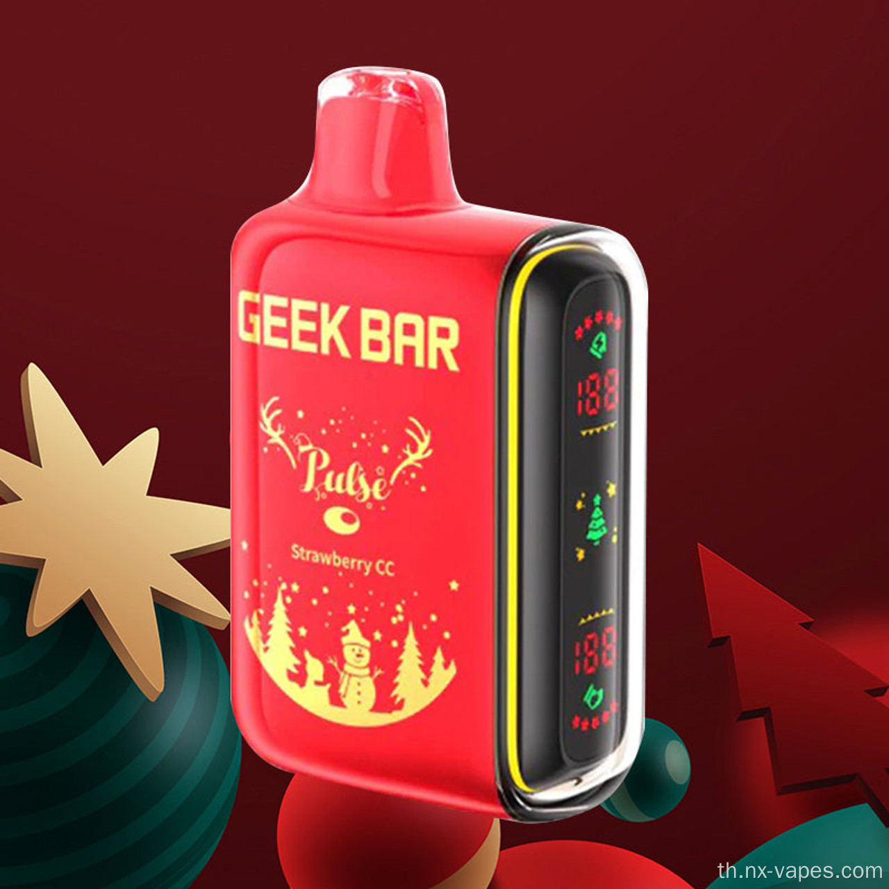 Black Cherry Geek Bar Pulse 15000 Disposer