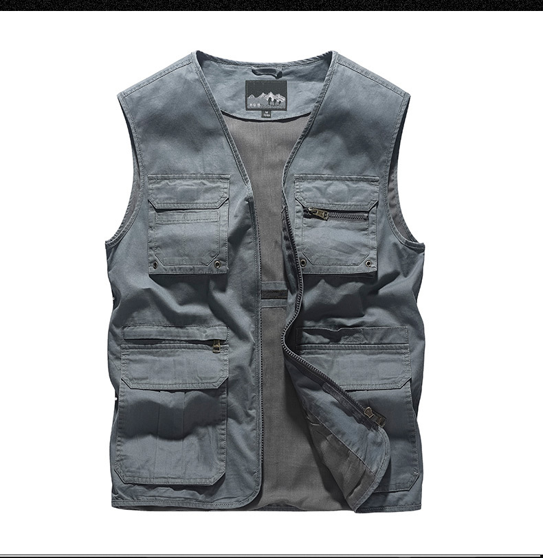 Custom Men S Cotton Vest Jacket